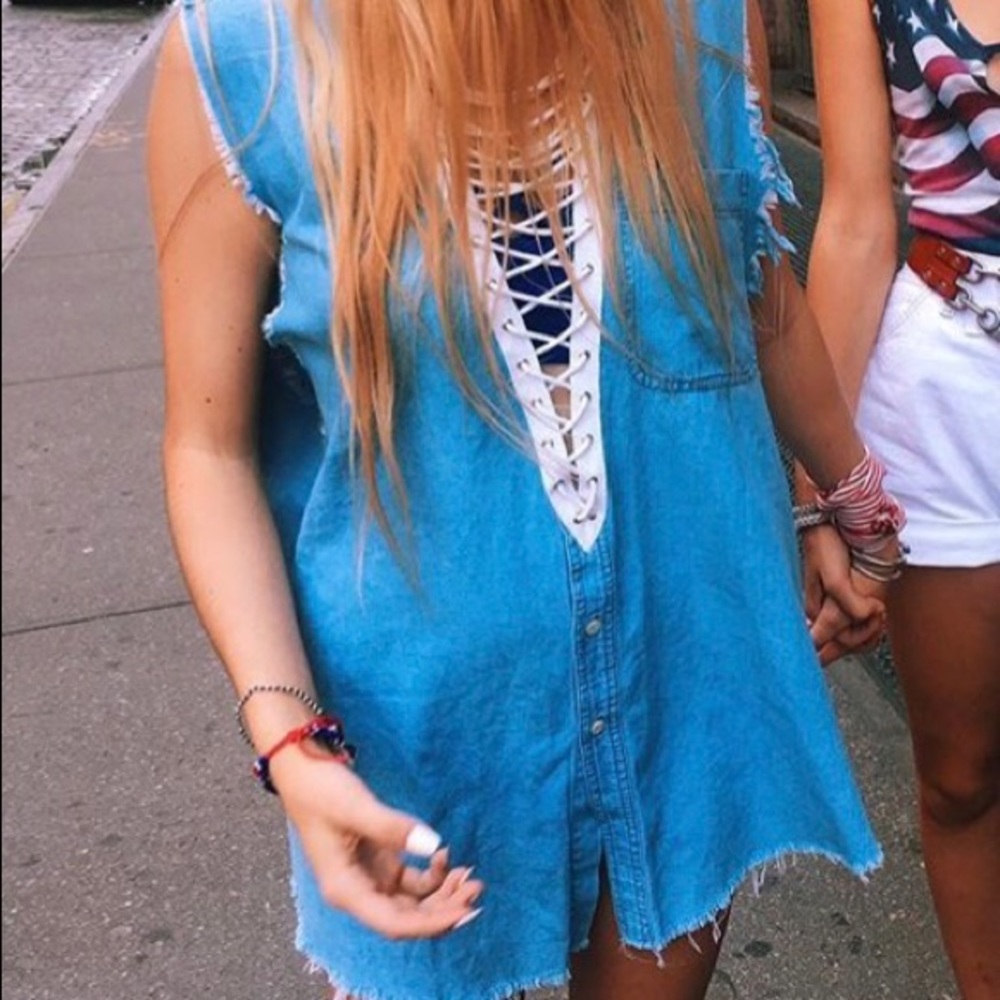 LF denim shirt